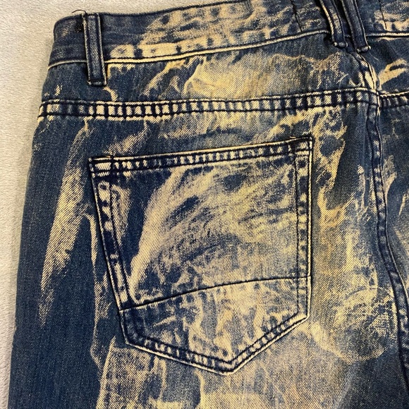 NWT Odd Culture Jeans Distressed Size 36x32 Medium Wash Denim Blue New - Picture 5 of 13